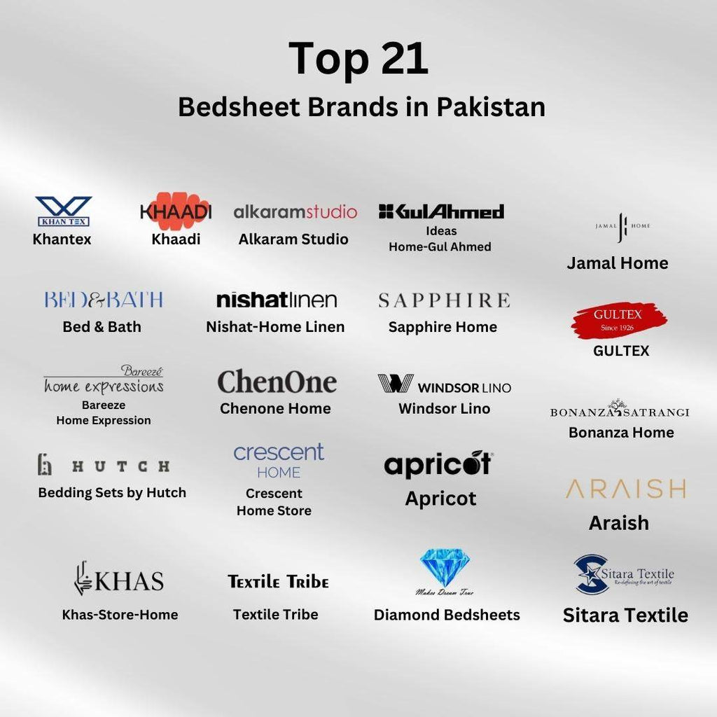 TOP 21 BED SHEET BRANDS IN PAKISTAN