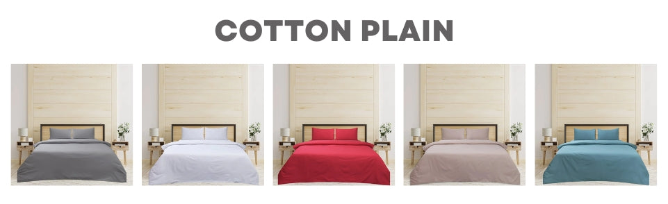 Plain Cotton Bedsheets