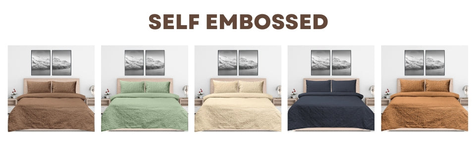 Self Embossed Bed Spread