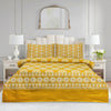 Lemon Daze Cotton Printed Bedsheet Set