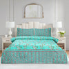 Sea Floral Cotton Printed Bedsheet Set