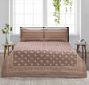 Pepsi Brown Gold Khaddar Multani Bedsheet Set