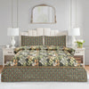 Jungle Flora Cotton Printed Bedsheet Set