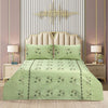Minty Vibe Cotton Embroidery Bedsheet Set