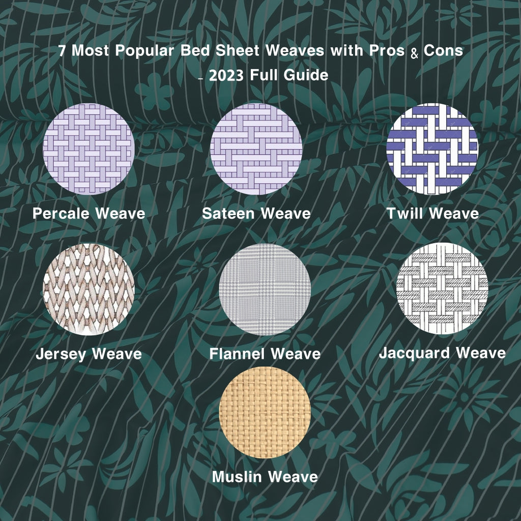 7 Most Popular Bed Sheet Weaves with Pros & Cons - 2023 Full Guide