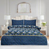 Blue Lagoon Cotton Printed Bedsheet Set