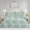 Powder Bloom Cotton Printed Bedsheet Set