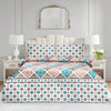 Sky Breeze Cotton Printed Bedsheet Set