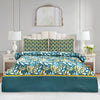 Summer Bloom Cotton Printed Bedsheet Set