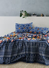 Funky Flora Cotton Printed Bedsheet Set