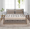Blended Grey Jade 4 Pillow Multani Bedsheet Set - Khan Tex