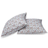 Grey Lily Floor Cushion Cover (Pair)