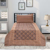 Rusty Gold Khaddar Multani Bedsheet Set