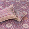 Lilac Divas Silk 4 Pillow Multani Bedsheet Set