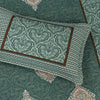 Lush Zinc Green 4 Pillow Multani Bedsheet Set