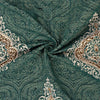Lush Zinc Green 4 Pillow Multani Bedsheet Set
