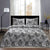 Grey Orchid Cotton Printed Bedsheet Set