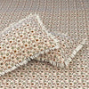 Multi Plain Tiny Beige Flowers Multani Bedsheet Set - Khan Tex