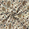Multi Plain Brown Craft Multani Bedsheet Set - Khan Tex