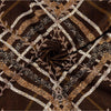 Majestic Chocolate Brown 4 Pillow Multani Bedsheet Set - Khan Tex