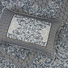Wirsa Grey 4 Pillow Multani Bedsheet Set (Single Two Pillow)