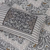 Wirsa Grey Blend 4 Pillow Multani Bedsheet Set (Single Two Pillow)