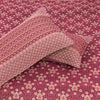 Magenta Gold Khaddar Multani Bedsheet Set
