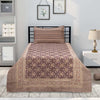 Roasted Nuts Gold Khaddar Multani Bedsheet Set