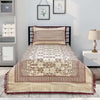 Craft Red Multani Bedsheet Set