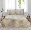 Multi Plain Butter Multani Bedsheet Set