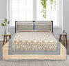 Craft Ice Blue Multani Bedsheet Set