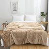 Camel Plush Fleece Throw Blanket