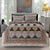 Sapphire Brown 4 Pillow Multani Bedsheet Set