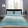 Azure Skies Cotton Printed Bedsheet Set - Khan Tex