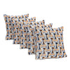 Craze Pattern 5Pcs Cushion Cover Set - Khan Tex