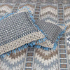 Dhanak Blue Multani Bedsheet Set - Khan Tex