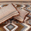 Dhanak Brown Multani Bedsheet Set - Khan Tex