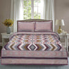 Dhanak Dark Red Multani Bedsheet Set - Khan Tex