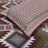 Dhanak Dark Red Multani Bedsheet Set - Khan Tex