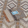 Dhanak Grey Multani Bedsheet Set - Khan Tex