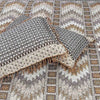 Dhanak Grey Multani Bedsheet Set - Khan Tex