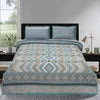 Dhanak Seagreen Light Multani Bedsheet Set - Khan Tex
