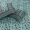Diamond Khaddar Green Zinc Multani Bedsheet Set - Khan Tex