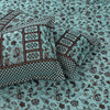 Diamond Khaddar Green Zinc Multani Bedsheet Set - Khan Tex