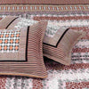 Elaganza Light Red 4 Pillow Multani Bedsheet Set - Khan Tex