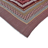 Elaganza Red Dark 4 Pillow Multani Bedsheet Set - Khan Tex