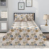 Fantasy Creamy Pink 4 Pillow Multani Bedsheet Set - Khan Tex