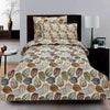 Fantasy Multi Leaf 4 Pillow Multani Bedsheet Set - Khan Tex