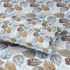 Fantasy Sky Blue 4 Pillow Multani Bedsheet Set - Khan Tex