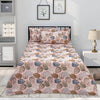 Fantasy Tea Pink 4 Pillow Multani Bedsheet Set - Khan Tex
